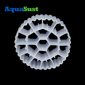 Juntai HDPE <span class=keywords><strong>Aquarium</strong></span> Filtermedia Bio Balls MBBR 25x12mm Hoog Oppervlaktegebied (>650) 5+ Jaar Garantie voor Aquacultuur Visvijver - Product Image 2
