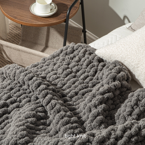 Couverture tricotée à la main en chenille, 30 pièces, en micro fil épais, parfait, 0.1s, 2-2.5cm, en polyester, au choix - Product Image 3