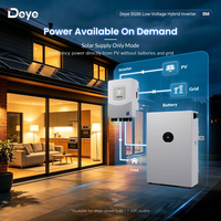 Batterie DEYE 16 kWh RW-F16 LiFePO4, batterie basse tension 51,2 V 314 Ah, plus de 6000 cycles, usage domestique, bon prix, vente flash.