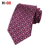 Business Formelle Herren Gewebte Krawatte mit Karomuster Klassische Gitter-Jacquard-Krawatte für Anzug und Hemd
