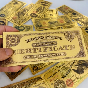 Billete Conmemorativo de $1,000 con Hoja de Oro de 1878, para Colección y Conmemoración - Product Image 3