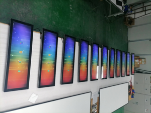 Thông minh kéo dài thanh Màn hình <span class=keywords><strong>LCD</strong></span> hiển thị <span class=keywords><strong>19</strong></span>.5 24 28.1 34 36.2 37 43 48 inch Kệ kỹ thuật số biển siêu rộng kệ màn hình quảng cáo - Product Image 4