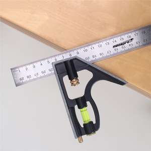 MEASPRO 12-Inch/300mm <strong>Combination</strong> <strong>Square</strong>/Carpenter <strong>Square</strong> Ruler with Zinc Handle - Product Image 3