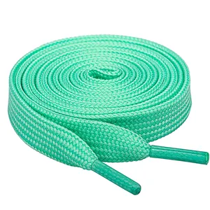 Custom Color Comfortable Durable Elastic Fluorescent Laces For Festive