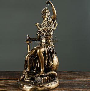 Escultura de Resina de Alta Calidad al Mejor Precio, Escultura Humana para Hotel, Escultura Personalizada de la Diosa Griega de la Riqueza para el Hogar - Product Image 2