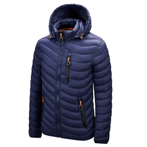 KEVEN IMPEX <b>Men's</b> Thick Puffer Jacket Wool Shell Cotton Lining Waterproof Breathable Reversible Eco-Friendly Winter Stand Collar - Product Image 1