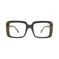 Monture de lunettes en acétate carrée surdimensionnée de haute qualité