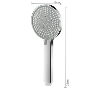 Doccetta a pannello grande cromata con 5 modalità regolabili, ugelli in silicone anti-intasamento, flusso d'acqua super potente per il bagno - Product Image 6