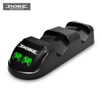 Dobe — support double usb sans fil, station de charge, pour manettes PS4 Slim et Pro