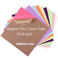 Plaque Acrylique Pastel « Coral Candy Rainbow » 300x400 mm 12x16 Pouces pour Découpe Laser