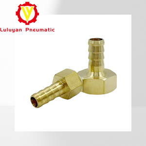 Conector de manguera de latón, 8mm, <span class=keywords><strong>10mm</strong></span>, 12mm, alta presión, aceite de agua, tubería neumática, empalmador en forma de junta, accesorios de lengüeta - Product Image 5