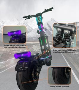 Scooter Eléctrico de Alta Calidad de Larga Distancia (60-300KM), 72V, 10000W/15000W, Motor Dual sin Escobillas, 40AH/60AH/80AH/100AH, 13/14 Pulgadas - Product Image 5