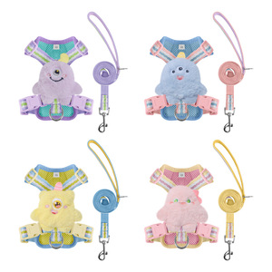Arnés Personalizado para Mascotas con Logotipo, Estilo Chaleco, Juego de Correa para Perro, Diseño Bonito, Arnés Ajustable para Cachorros y Perros Pequeños - Product Image 1