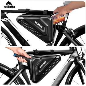 WILD MAN ES19 3L Su Geçirmez Unisex Spor Bisiklet Aksesuarları Saklama Çantası Seyahat Üçgen Sele Çerçevesi Bisiklet Çantası - Product Image 2
