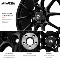 Rines de Aleación de Aluminio Personalizados ZL para I4 G26 M50 de 18-20 Pulgadas, Ruedas Monobloque Forjadas, Compatibles con EV, Diseño Cóncavo Profundo