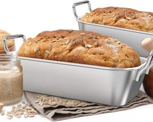 Ensemble de 3 casseroles en acier inoxydable <span class=keywords><strong>pour</strong></span> barbecue et <span class=keywords><strong>mini</strong></span> moules de cuisson avec poignée et étagère, ustensiles de cuisine antiadhésifs <span class=keywords><strong>pour</strong></span> le <span class=keywords><strong>four</strong></span> et le lave-vaisselle - Product Image 5