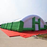 Grand dôme gonflable fait sur commande d'air pour l'installation de court de tennis, couverture de terrain de football