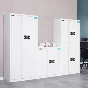Armoire de classement sécurisée moderne à 2 portes en fer avec serrure à code pour documents importants, idéale pour les écoles et les hôpitaux, rangement métallique pour dossiers. - Product Image 5