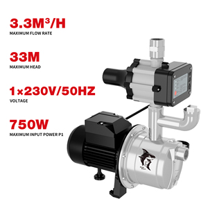 ปั๊มเพิ่มแรงดันน้ำแบบไร้สารตะกั่ว สแตนเลส สตีล อัตโนมัติ - Product Image 1