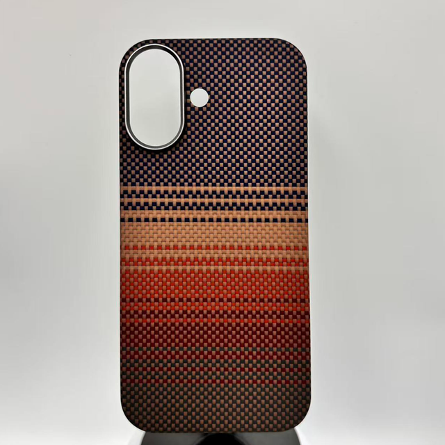 Red Armor Magnetic for Shockproof Phone Case with Rurality Design for IPhone17 Sunset