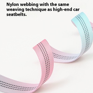 Correa de perro de nailon multifuncional de lujo de gama alta, moda de colores degradados para correr al aire libre sólida para llevar mascotas, venta al por mayor - Product Image 4