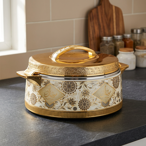 Casserole ronde en céramique avec revêtement émaillé 24 cm, design moderne et luxueux durable pour cuisinière à gaz et à induction - Product Image 4