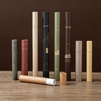 Tube d'expédition en papier kraft pour affiches, impressions d'art, plans et documents