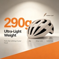 Casque de cyclisme routier haute visibilité avec feu arrière LED intégré, résistance aux chocs en EPS haute densité, design unisexe – Vente en gros