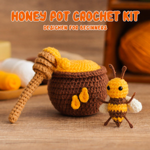 Kit de crochet amusant pour débutants avec guide vidéo étape par étape, <span class=keywords><strong>livre</strong></span> de tutoriel, kit d'apprentissage du crochet pour débutants, kit de démarrage pour débutants - Product Image 6