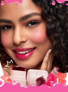 Wholesale Lipstick Blush Two-in-one Four-color <strong>Clear</strong> Waterproof Custom Mini <strong>Jelly</strong> Blush - Product Image 4