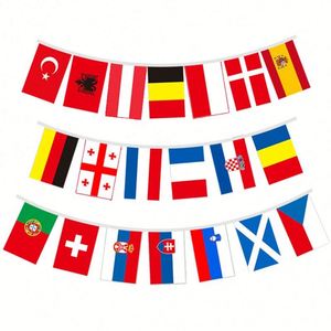 Juego de Banderas para Torneos de Fútbol, Impresión Digital, Poliéster, Portátiles, Resistentes al Agua, Ecológicas, Personalizadas, 100 Unidades - Product Image 4
