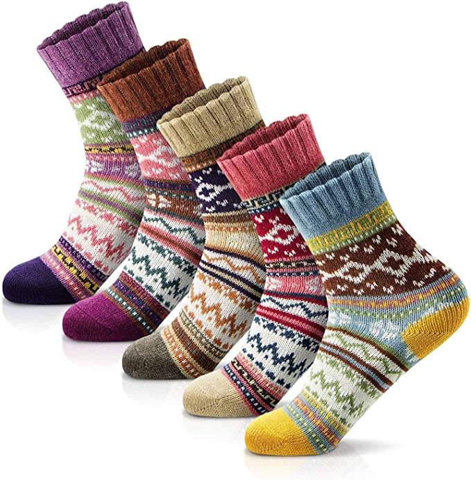 Wuyang Factory WY-103 Wholesale Women Best Seller Fashion Winter Socks Soft Wool Winter Socks