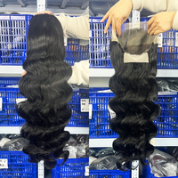 Perruque Lace Front HD 13x4 en Cheveux Humains, Densité 210, Cheveux Raides Vietnamiens Bruts, avec Baby Hair Pré-Pluckés