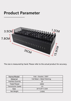 Kit Hub USB 60 Ports pour Téléphones Mobiles – Boîtier Hub USB Multi-20 Ports pour Farm de Téléphones