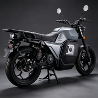 Vélo électrique vintage pour adultes, type moto de rue, NITRO, puissance nominale 3000W, autonomie 80km, avec marche arrière