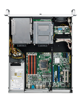 Chassis Rak HPC-7242 2U untuk Prosesor AMD 9004/9005, Motherboard ATX, 4 Tray HDD SAS/SATA Hot-Swap, RPS untuk Server
