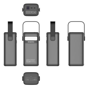 <span class=keywords><strong>ROMOSS</strong></span> PMT40พกพาขนาด65 mAh แบตเตอรี่สำรองสำหรับแล็ปท็อปพกพากลางแจ้ง40000 W พร้อมจอแสดงผล LED ชาร์จเร็วไฟฉุกเฉิน - Product Image 2
