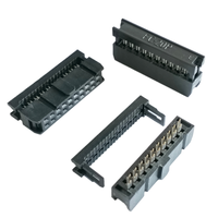 1.27mm 2.0mm 2.54mm Pitch Dip Idc Connecteur Idc Socket pour Idc Câble Plat Fil