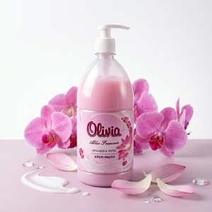 Jabón Líquido Humectante de Orquídea y Loto con Glicerina y Extractos Botánicos para una Limpieza Diaria Suave 1 L Olivia - Product Image 2