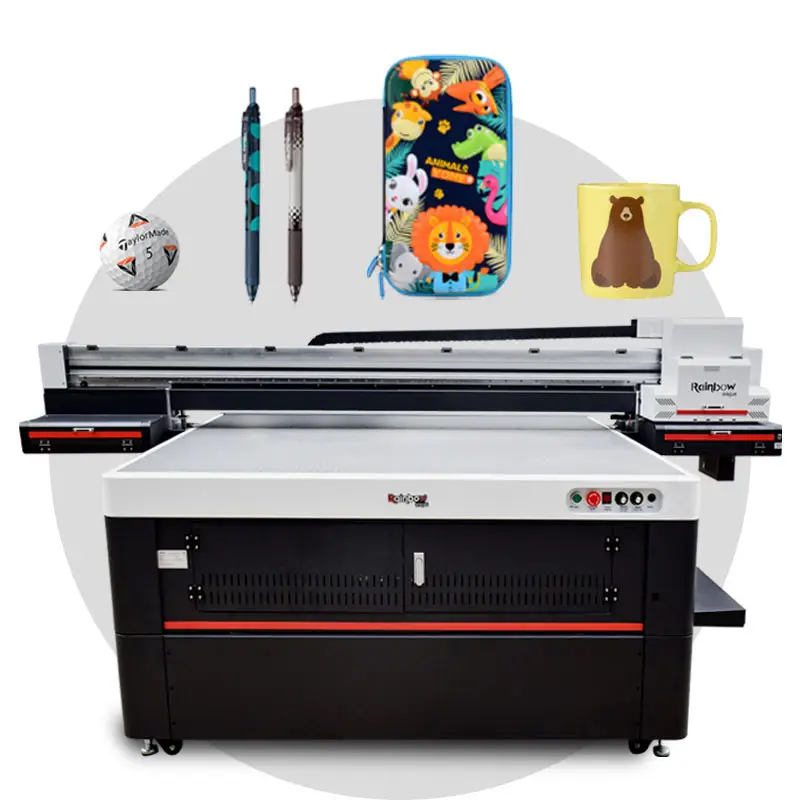 Gelang Kartu Bisnis Digital Cetakan Tinta Uv dan Mesin Cetak Akrilik Format Besar Flatbed Keramik A0 UV Printer