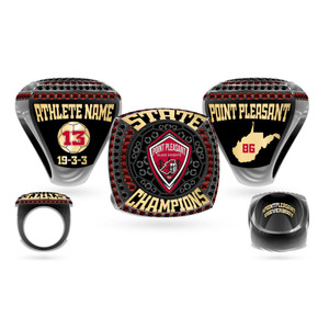 Bague de champion personnalisée de vente chaude Bague de mode de récompense sportive de basket-ball - Product Image 4