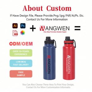 กระติกน้ำเก็บความร้อนแบบสุญญากาศสองชั้น สแตนเลส พิมพ์โลโก้ได้ ความจุขนาดใหญ่ สำหรับเล่นกีฬาและเดินทาง - Product Image 3