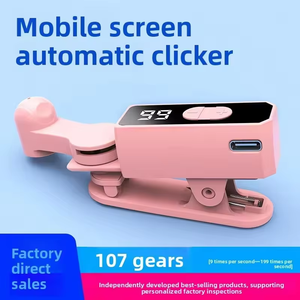 B-03 Auto-Tapper Touch-Gerät Wiederaufladbarer Auto-Klicker Intelligenter Klicker Flexibler Eingebauter Akku Multifunktional Schneller Klick - Product Image 3