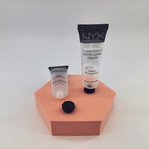 Tube cosmétique transparent de luxe pour crème de fond de teint, maquillage, crème BB/CC, emballage PCR privé. - Product Image 6