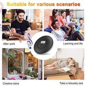 Factory Custom Portable CD <b>Player</b> Rechargeable Built in Speaker Display Multi Function <b>Music</b> <b>Player</b> Study Personal Audio <b>Device</b> - Product Image 6