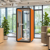 Cabine insonorisée, Pod de bureau silencieux, Cabine téléphonique mobile, Salle de réunion et de lecture, Cabine d'isolation acoustique pour diffusion en direct