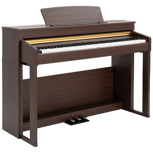 Vendita all'Ingrosso di Strumenti Musicali Digitali per Banchetti; <span class=keywords><strong>Pianoforte</strong></span> Verticale Elettronico Professionale Marrone a 88 Tasti con Pedali - Product Image 2