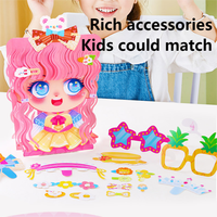 Jouet d'art en papier pour enfants, artisanat d'art en papier découpé personnalisé, kit artisanal fait à la main pour enfants