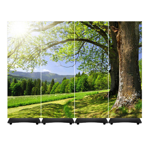 Afficheur LED numérique portable GOB, intérieur/extérieur, mobile, pliable, programmable, écran publicitaire LED pour la vente au détail - Product Image 1