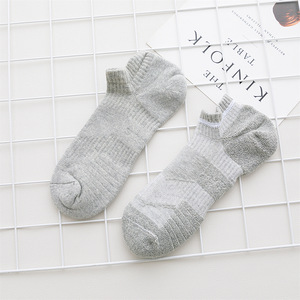 Ankle Socks Solid Color Cotton Breathable Casual Daily Wear Sport Socks Blue Green Yellow Gray White Black - Product Image 2